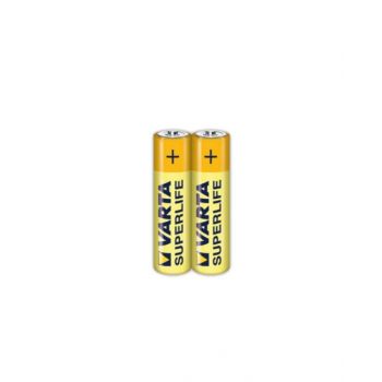 Vartasuperlife Micro Aaa Foil Zinc Carbon Battery - Pack Of 2, Va745586