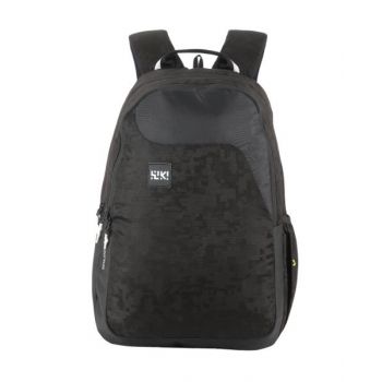 Wildcraft School Bag Jacquard Black 18.5 Inch for Boys WCBP185JBLK