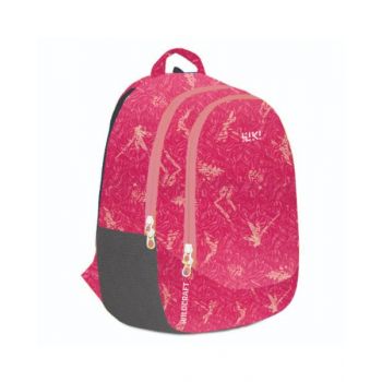 Wildcraft School Bag Junior Pink Ameoba 16 Inch for Girls WCBPJE16AM