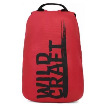 Widcraft School backpack Knight 17.5 Inch Red WCBPKW175RD
